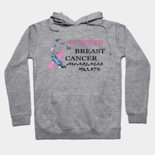 Breast Cancer, Pink Ribbon Hoodie